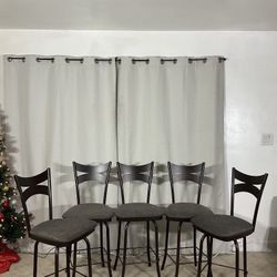 Metal Swivel Stools 5 AVAILABLE $25 EACH