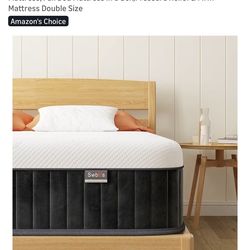 Firm Double Mattress, 12 Inch Memory Foam Full Size Mattress & Metal Bed Frame Full Size PLUS 14 Inch Heavy-Duty Full Platform Bed