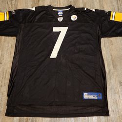 Reebok NFL Pittsburgh Steelers Ben Roethlisberger Mesh Jersey size 2XL