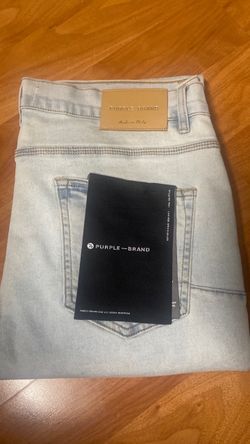 Purple jeans