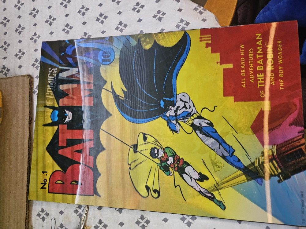 Batman and Robin lenticular poster