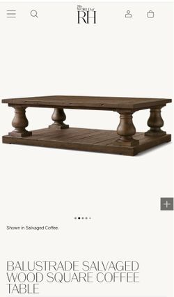 Restoration Hardware Coffee Table
