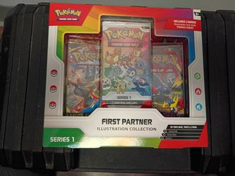 Pokemon First Partner Illustration Collection Series 1 NEW Sealed Box