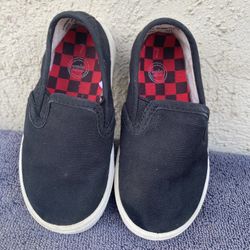 Black Slip-on Sneakers Tennis Shoes 7