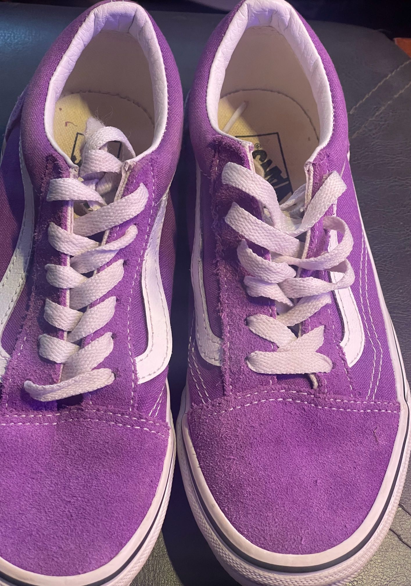 Purple Youth Size 3.5 Vans