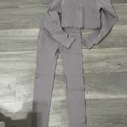 Light purple 2-piece tracksuit