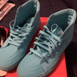 Blue Vans size 9