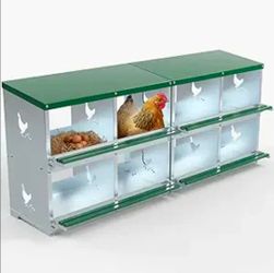 8-Hole Chicken Nesting Box