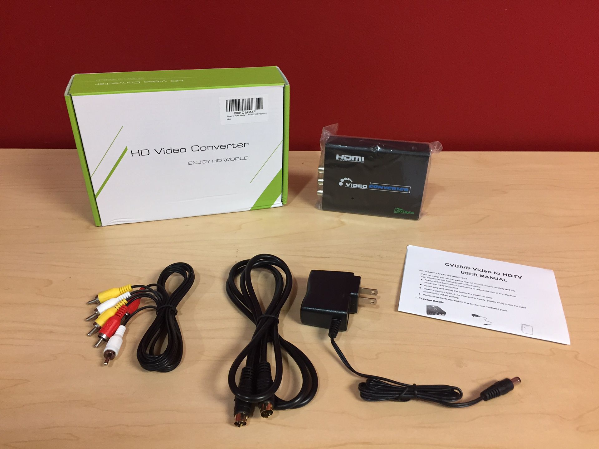 HDMI Converter RCA, AV, S Video $25