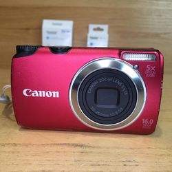 HD Canon 16MP A3300 Powershot Camera