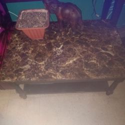 Marble Top Coffee Table 