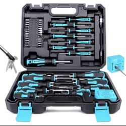 43PCS Magnetic Screwdriver Set with Bits & Flexible Shaft – Professional Repair Tool Kit