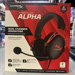 HyperX Cloud Alpha Corded Gaming Headset Brand New In Box