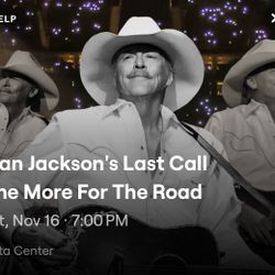 Alan Jackson Front Row VIP tickets at Delta Center