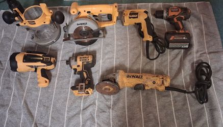 DeWalt tools.