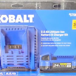 Kobalt 24v Battery And Charger 