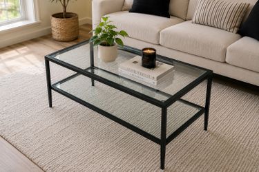 Modern Glass Coffee Table (Minimalist)