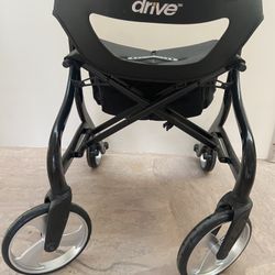 Idrive Nitro Walker Chair Wheels Senior Aid Used Black 