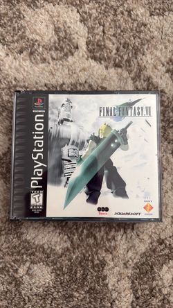 Final fantasy VII 7 misprint for playstation 1 ps1