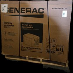 Generac Next Generation 24000-Watt Dual Fuel(Liquid Propane/Natural Gas) 200-AMP Home Standby Generator Automatic Transfer Switch Included. New. Still