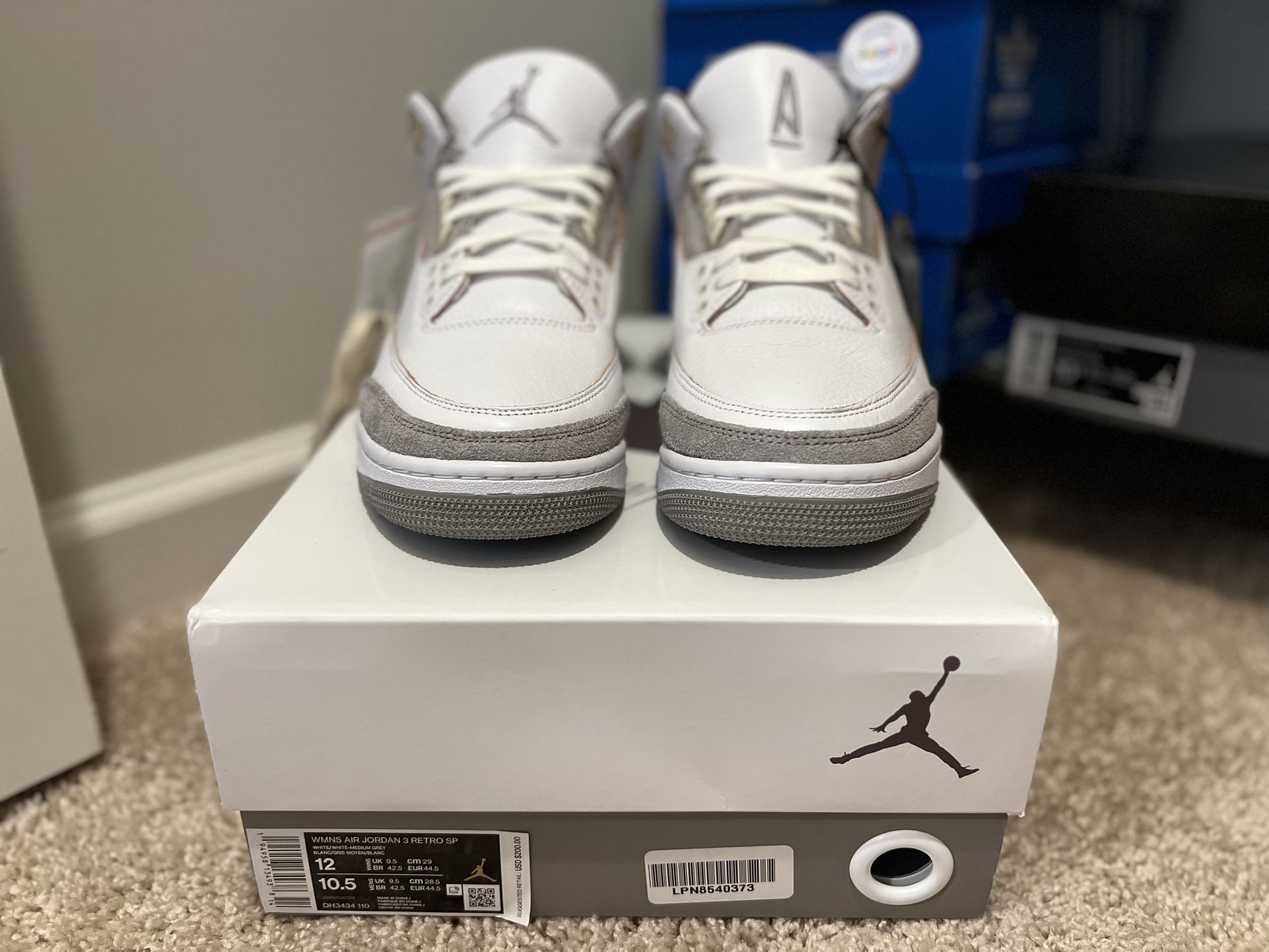 A Ma Maniere X Air Jordan 3 Retro SP Size 10.5