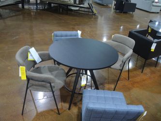 Zuo Modern 36" Round Dining Table - Black