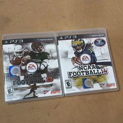NCAA Football 13 & 14 (Sony PlayStation 3 PS3) Complete CIB Tested