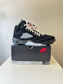 DS Nike Air Jordan 5s Black Metallic Reimagined