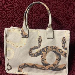 Canvas Snake Purse