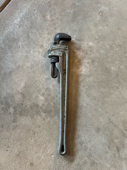 Ridgid Aluminum 24” pipe wrench