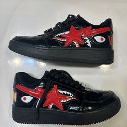 Bapesta low sharkface size 8.5 men 