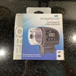 Imagitarium Pro Automatic Fish Feeder for Everyday Use or Vacations NEW