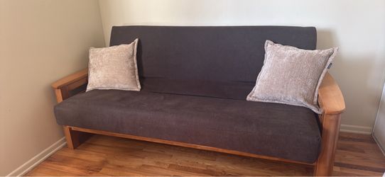 Wooden futon frame