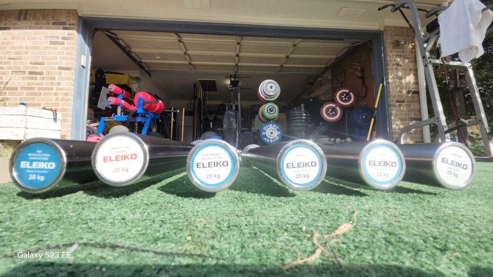 Eleiko Barbells NEW/LIKE NEW