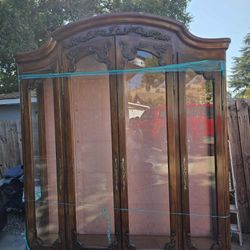 Wooden China Cabinet
