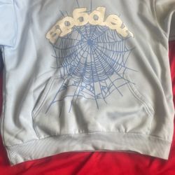 Baby Blue Sp5der Hoodie