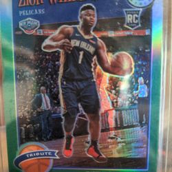 Zion Williams Rookie NBA Hoops Green