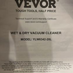 Vevor Wet/Dry Vacuum Cleaner