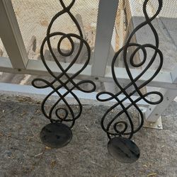 Wrought Iron Sconces 