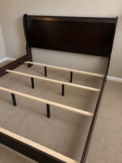 California King Real Wood Bed Frame – $225