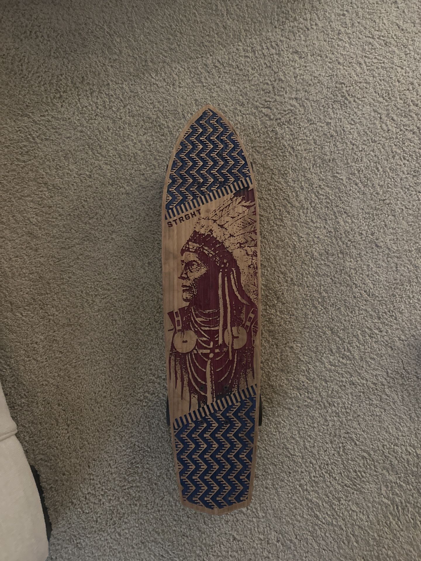 Etched Skateboard