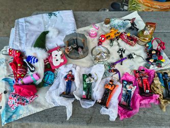 Mixed Christmas Ornaments and Collectibles Lot