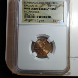 Mint Error 2000 Lincoln cent NGC