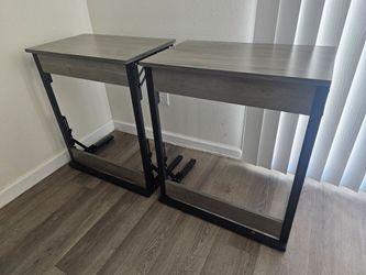 Set of 2 Standing Desks with Adjustable Height