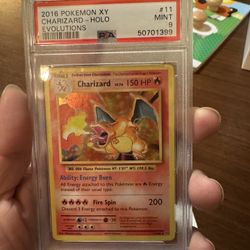 2016 Charizard Pokemon XY PSA 9 