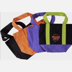 Trader Joes Mini Tote Bags Set Of 4 Bags
