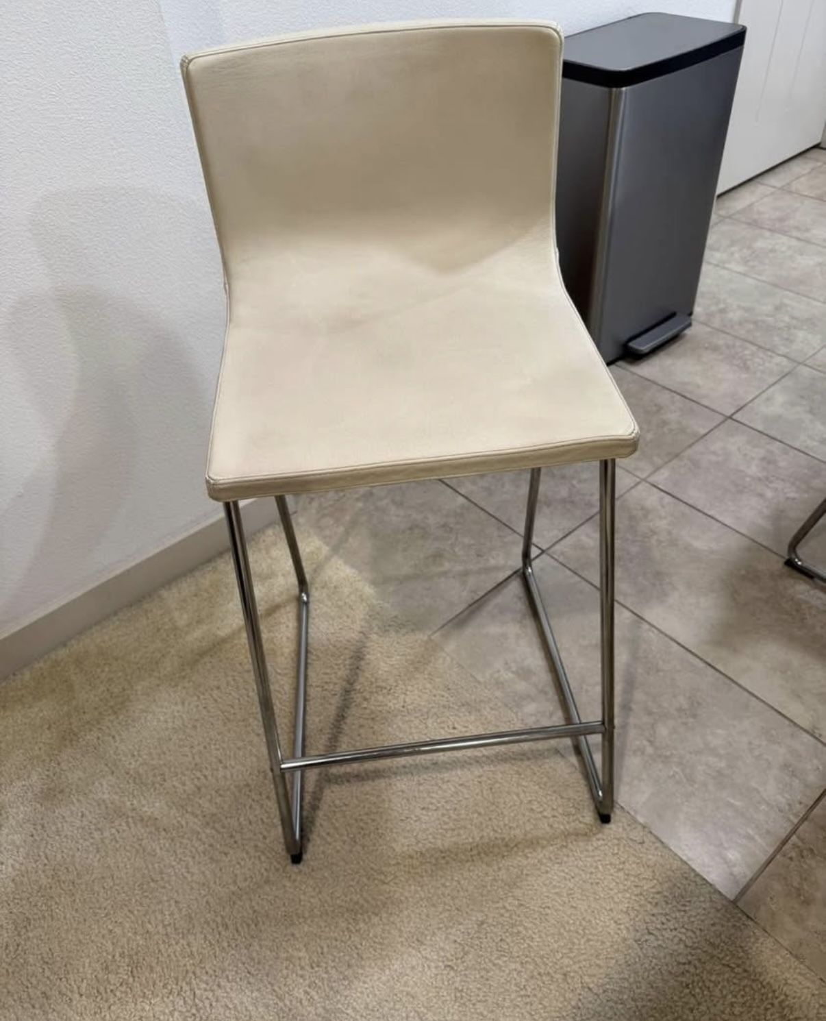 IKEA BERNHARD Bar stool with Backrest