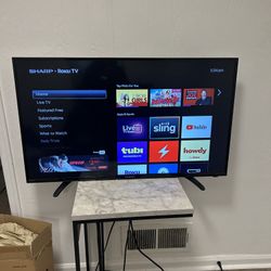 Sharp 40 Inch Smart Tv With Remote 