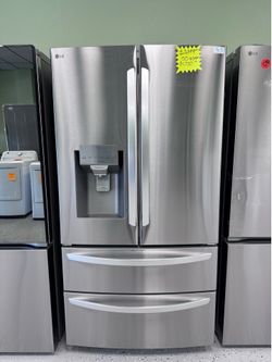 Brand New LG 28cu 4-Door French Door Fridge (LMXS28626S) — 50% OFF Retail | Delivered, Installed & No Tax