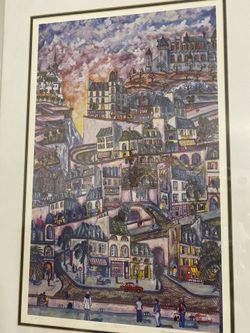 Nicely framed beautiful painting